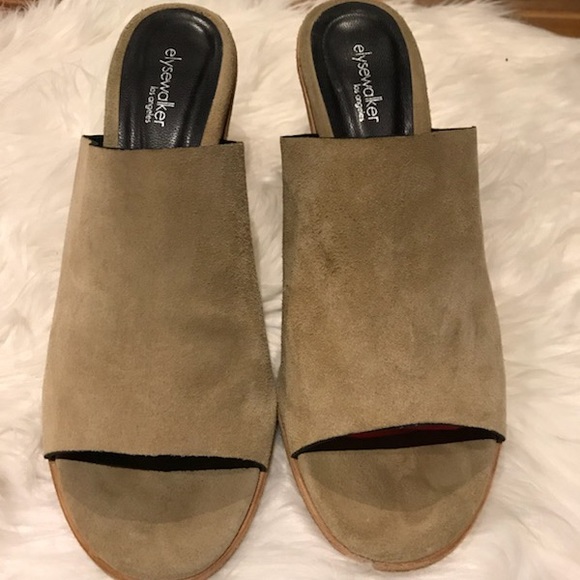 Elysewalker tan suede mules - Picture 4 of 7
